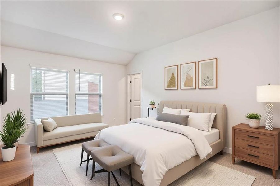 Furnished interior view inside a new home in , Princeton (Image 4).