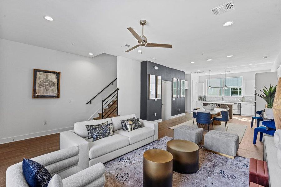 Furnished interior view inside a new home in , Austin (Image 13).