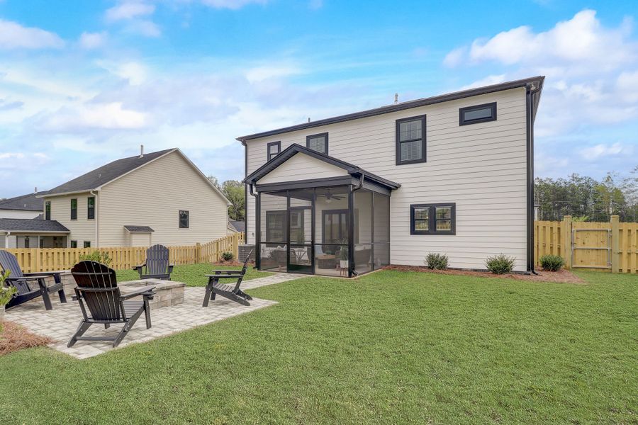 Representative exterior photo of a completed home built from the Brantley II by Great Southern Homes in Collins Cove, Chapin, SC (Image 35).