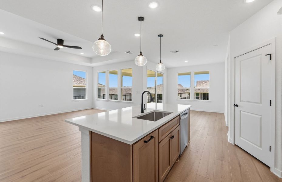 Furnished interior view inside a new home in Sun City Texas, Georgetown (Image 13).