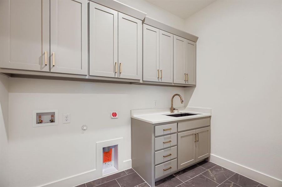 Furnished interior view inside a new home in , The Colony (Image 12).