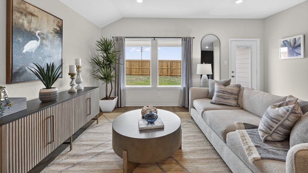 Furnished interior view inside a new home in The Hills of Sherman, Sherman (Image 4).