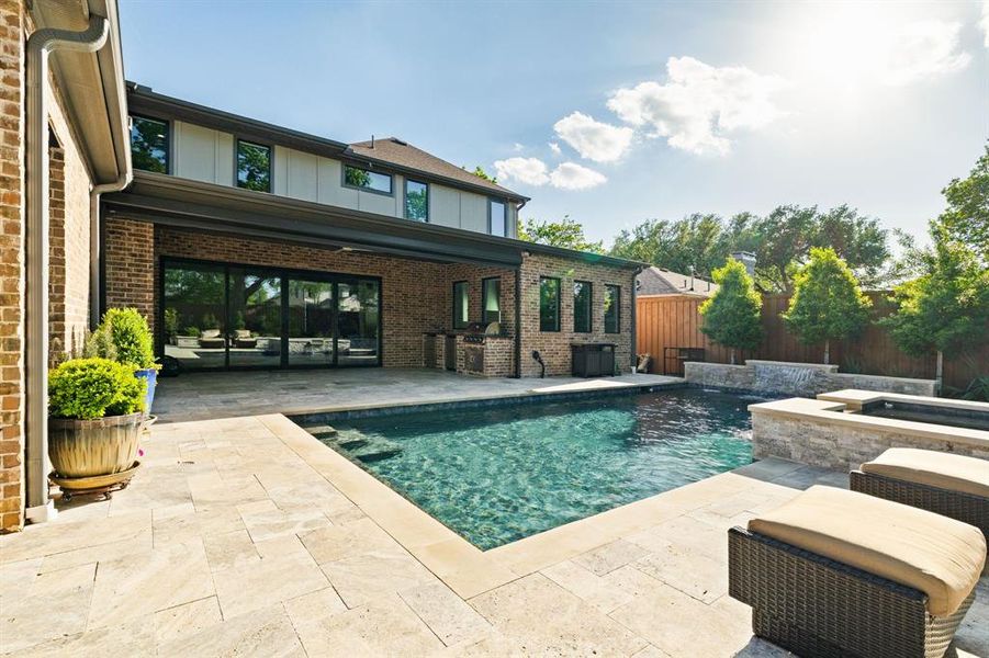 Exterior details and patio area of a home in , Dallas (Image 4).