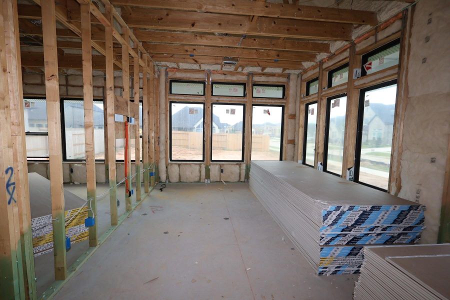 In-progress construction of a new home in Grange - Reserve Collection, Katy, TX (Image 4).