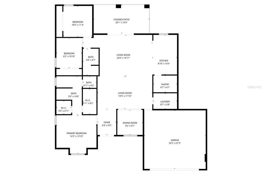 2D floor plan layout of this home in , Port Charlotte, FL (Image 6).