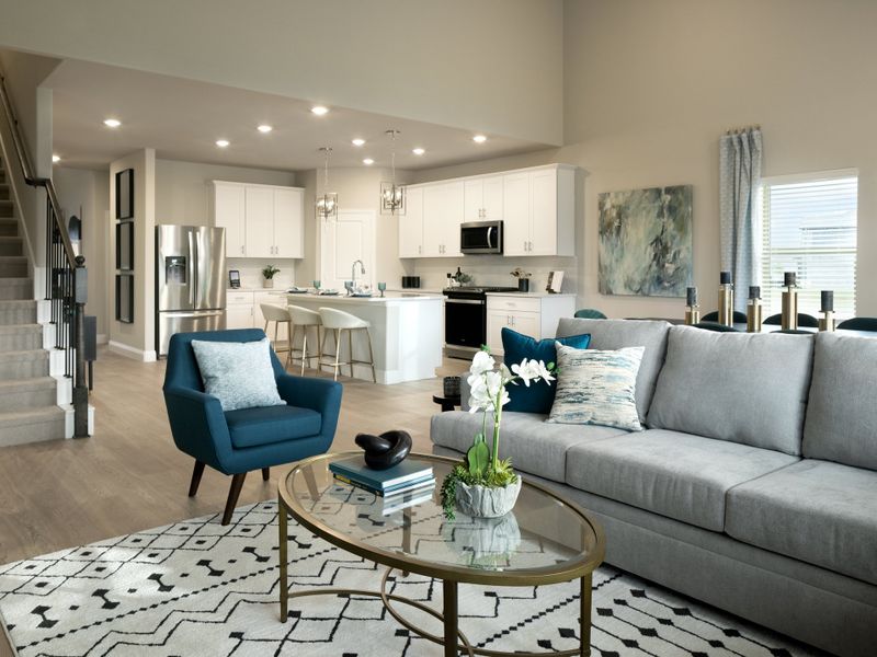 Furnished interior view inside a new home in Stella Hills, Denton (Image 8).