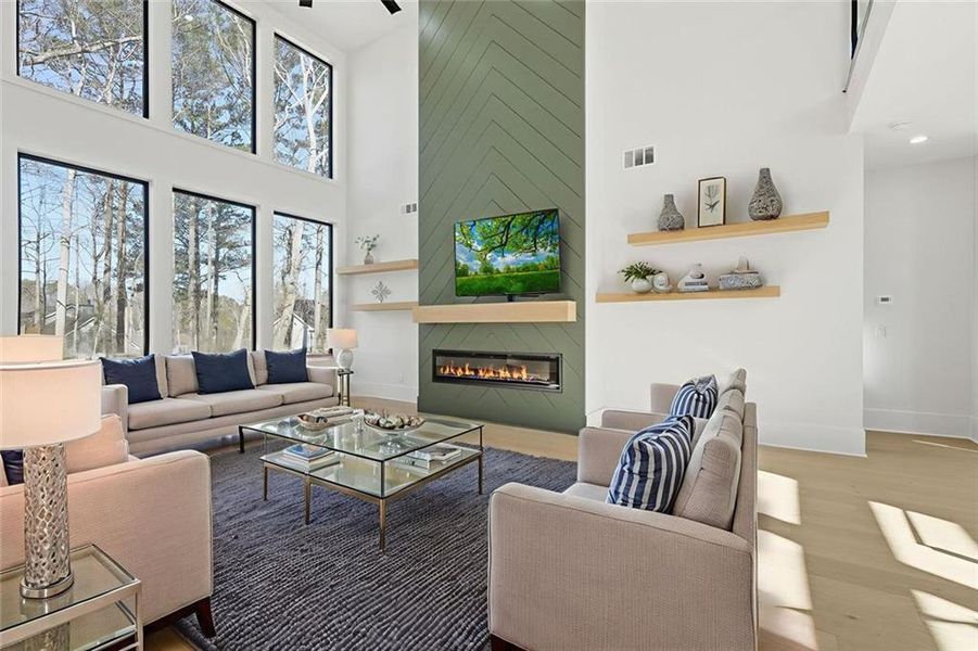 Furnished interior view inside a new home in , Lawrenceville (Image 5). Furnished interior view inside a new home in , Lawrenceville (Image 5).