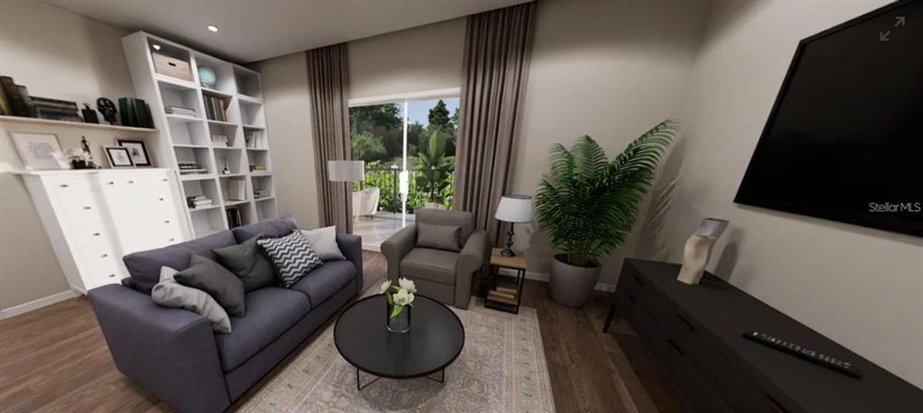 Furnished interior view inside a new home in , Oviedo (Image 9).