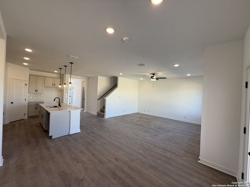 Spacious, unfurnished interior of a new home in The Preserve at the Wilder, Adkins (Image 28).