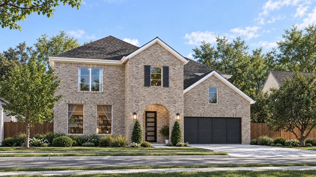 Representative exterior photo of a completed home built from the Ross by Olivia Clarke Homes in Grand Oaks, Celina, TX (Image 7).