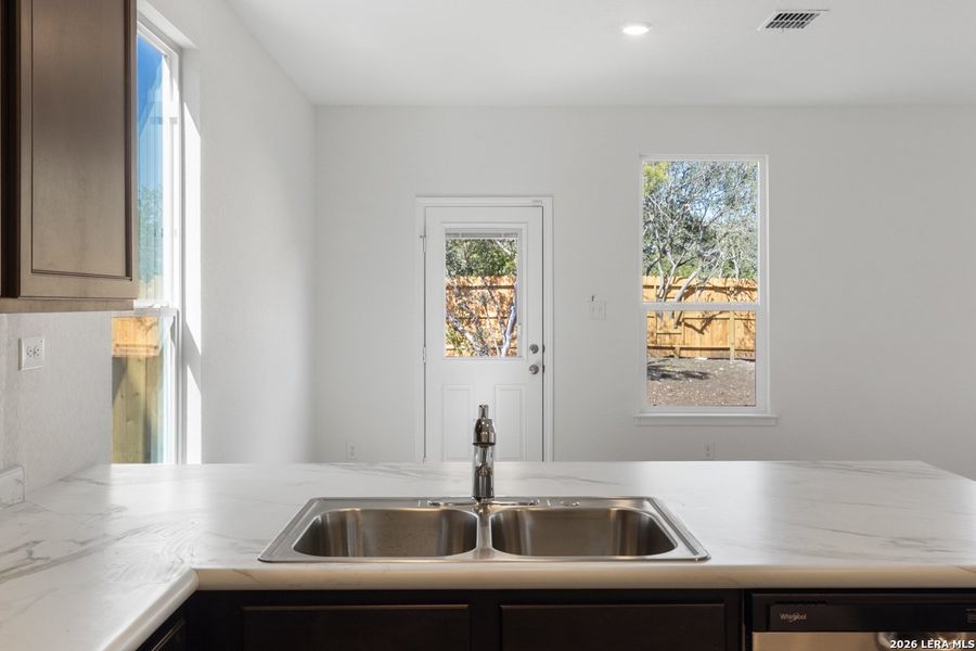 Close-up of interior finishes inside a home in Spanish Trails Villas, San Antonio (Image 13).