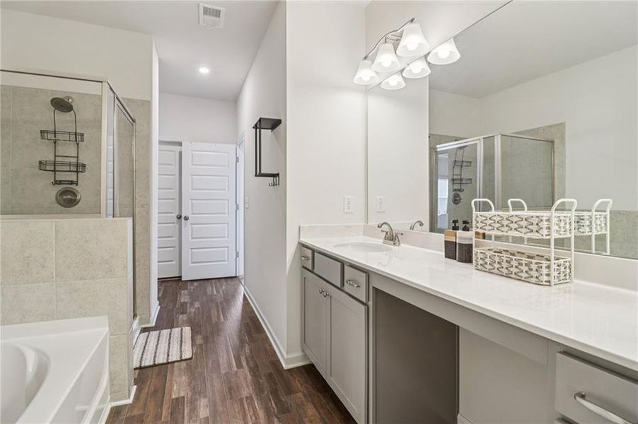 Furnished interior view inside a new home in , Powder Springs (Image 9).