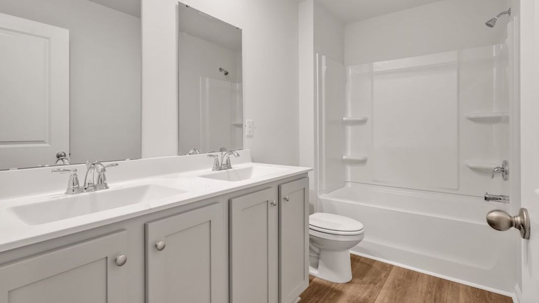 Furnished interior view inside a new home in Grayson Park, Leland (Image 10).