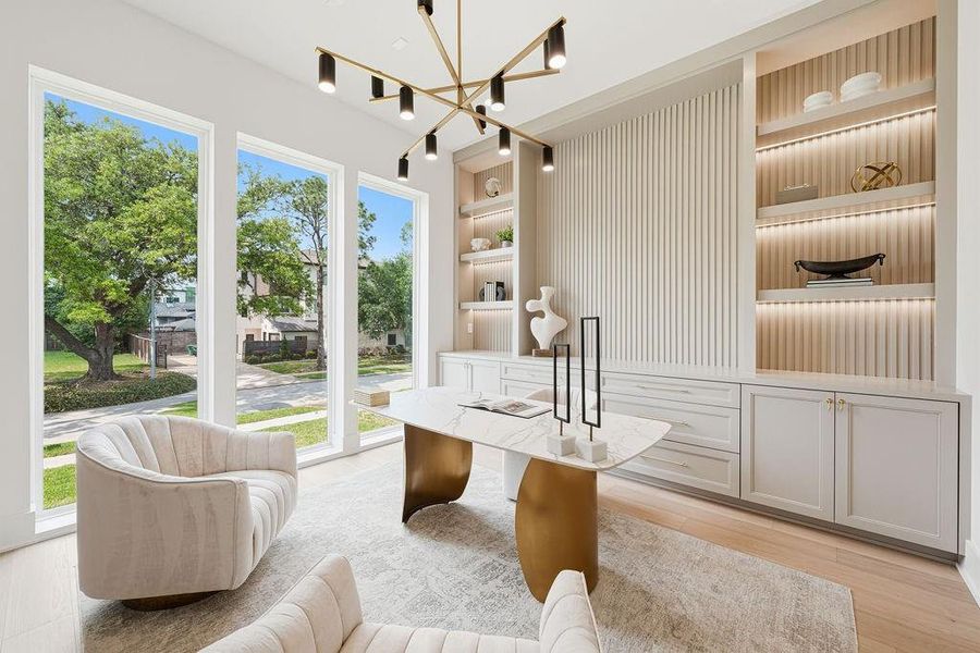 Furnished interior view inside a new home in , Houston (Image 14).