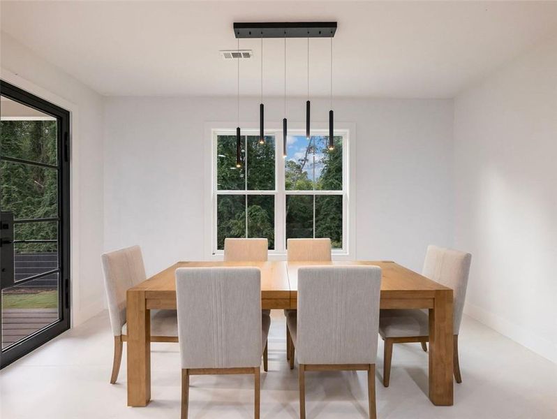 Furnished interior view inside a new home in , Cumming (Image 3).