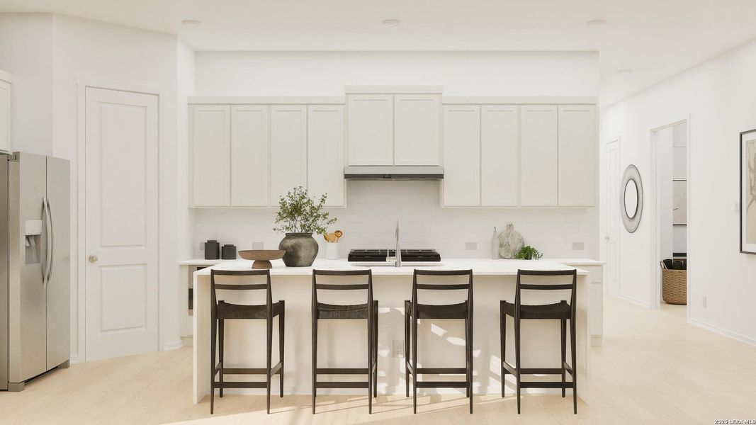 Furnished interior view inside a new home in Brookmill, San Antonio (Image 17). Furnished interior view inside a new home in Brookmill, San Antonio (Image 17).