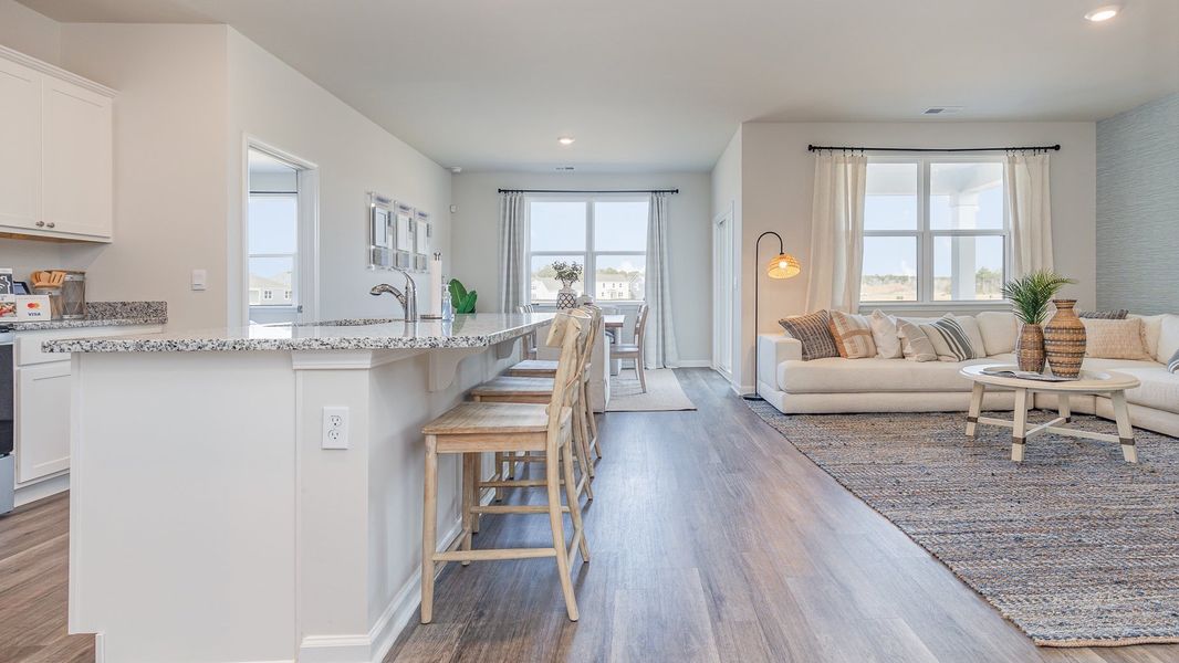 Furnished interior view inside a new home in Stanbury Creek, Supply (Image 4). Furnished interior view inside a new home in Stanbury Creek, Supply (Image 4).