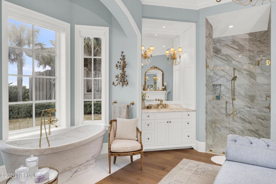 Furnished interior view inside a new home in , Ponte Vedra Beach (Image 58).