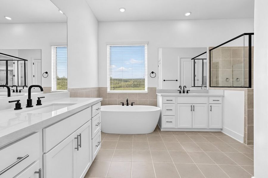 Furnished interior view inside a new home in Silverleaf, Cedar Creek (Image 7). Furnished interior view inside a new home in Silverleaf, Cedar Creek (Image 7).
