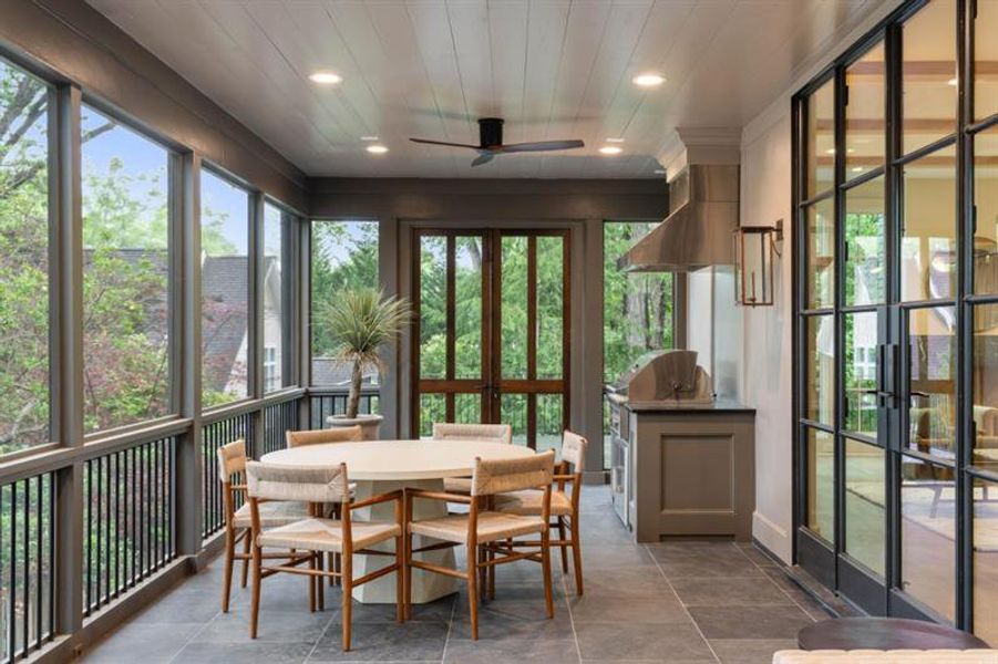 Furnished interior view inside a new home in , Atlanta (Image 52).