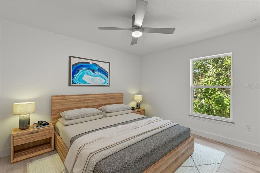 Furnished interior view inside a new home in , Dunnellon (Image 6).