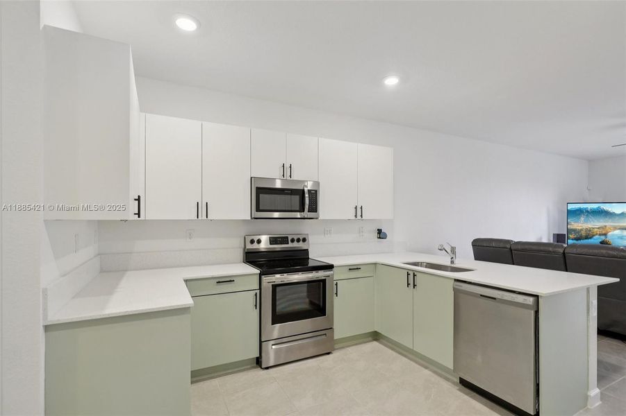 Furnished interior view inside a new home in , Homestead (Image 15).