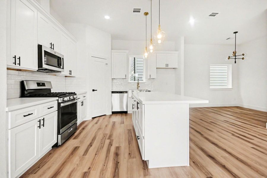 Furnished interior view inside a new home in , Houston (Image 8).