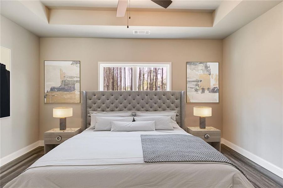 Furnished interior view inside a new home in , Buchanan (Image 13).