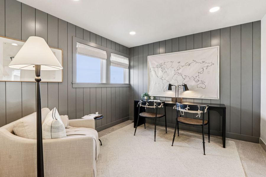 Furnished interior view inside a new home in Trailside, Timnath (Image 44).
