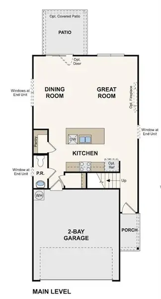 2D floor plan layout of this home in Sherwood Square, Flowery Branch, GA (Image 6).