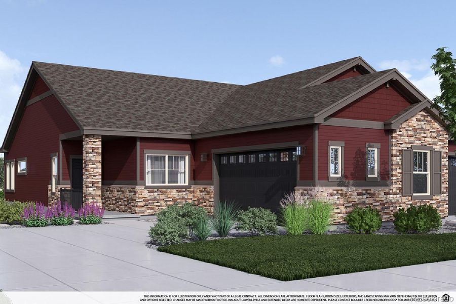 Front exterior of a new home in , Westminster, CO, highlighting curb appeal (Image 1). Front exterior of a new home in , Westminster, CO, highlighting curb appeal (Image 1).