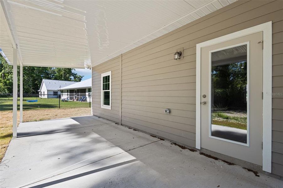 Exterior details and patio area of a home in , Trenton (Image 38).