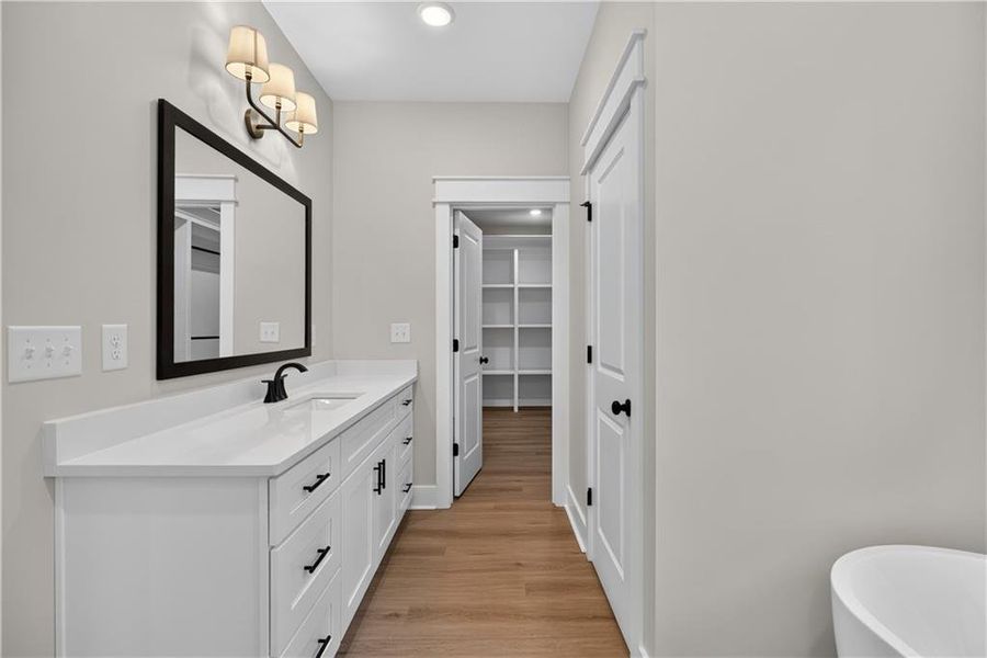 Furnished interior view inside a new home in , Buchanan (Image 13).