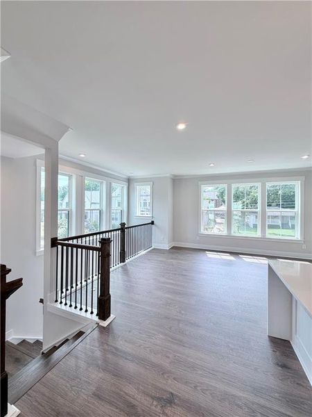 Spacious, unfurnished interior of a new home in The Groves at Myrtle, Roswell (Image 18).