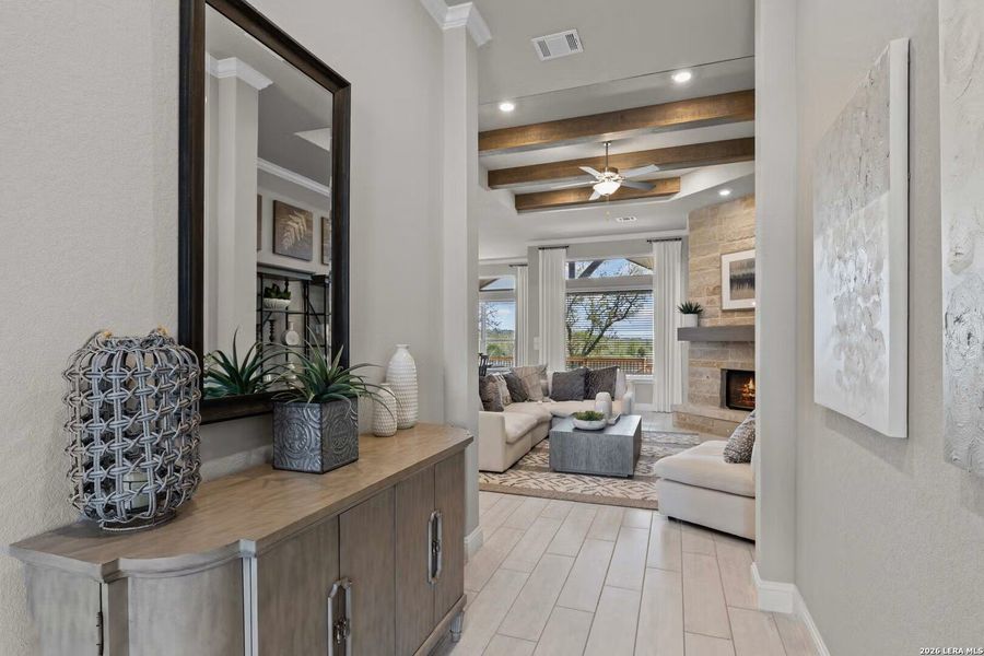 Furnished interior view inside a new home in , Castroville (Image 6). Furnished interior view inside a new home in , Castroville (Image 6).