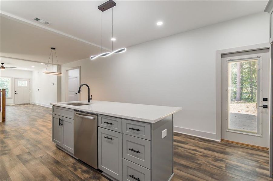 Furnished interior view inside a new home in , Decatur (Image 6).