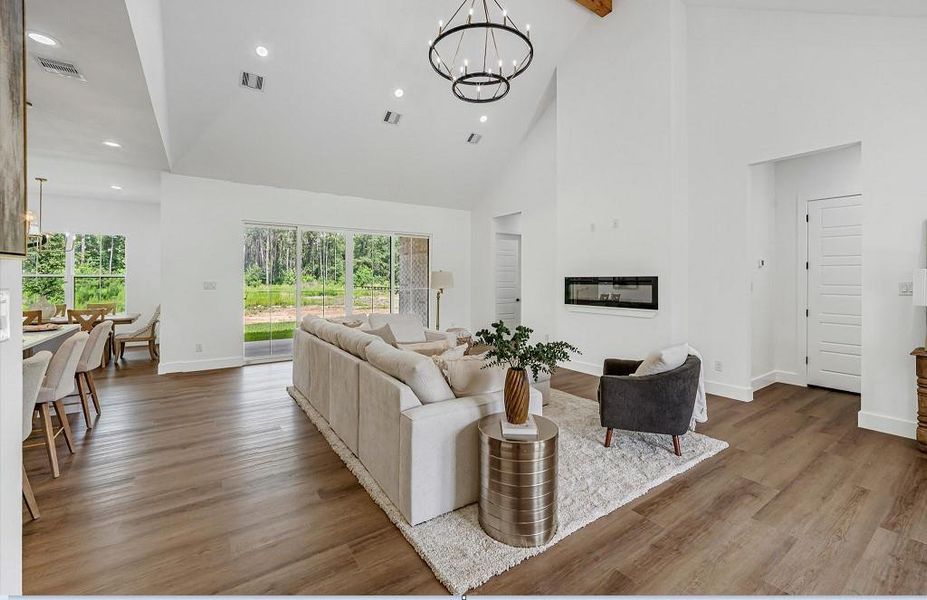 Furnished interior view inside a new home in , Conroe (Image 30). Furnished interior view inside a new home in , Conroe (Image 30).