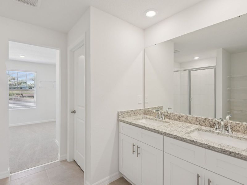 Furnished interior view inside a new home in Hilltop Vistas, Dade City (Image 10).