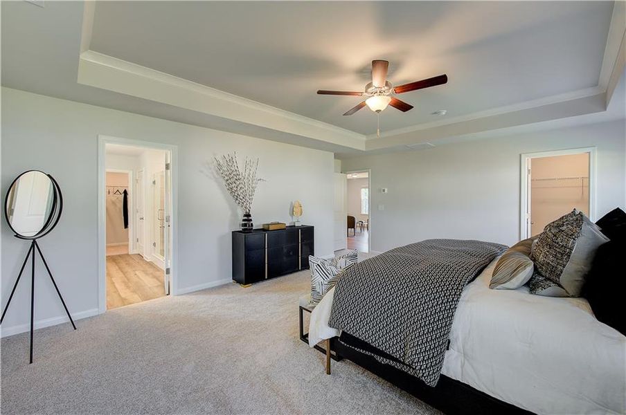 Furnished interior view inside a new home in Bowers Farm, McDonough (Image 14).