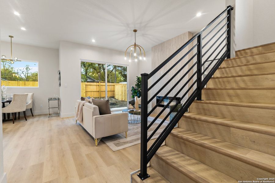 Furnished interior view inside a new home in , San Antonio (Image 13).