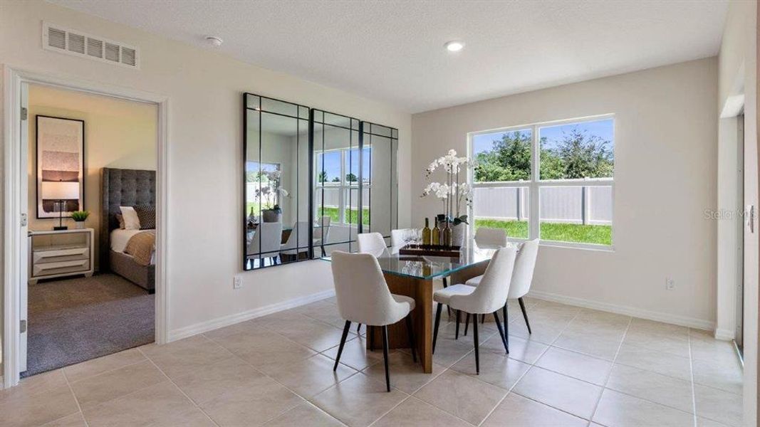 Furnished interior view inside a new home in Villamar, Winter Haven (Image 33).