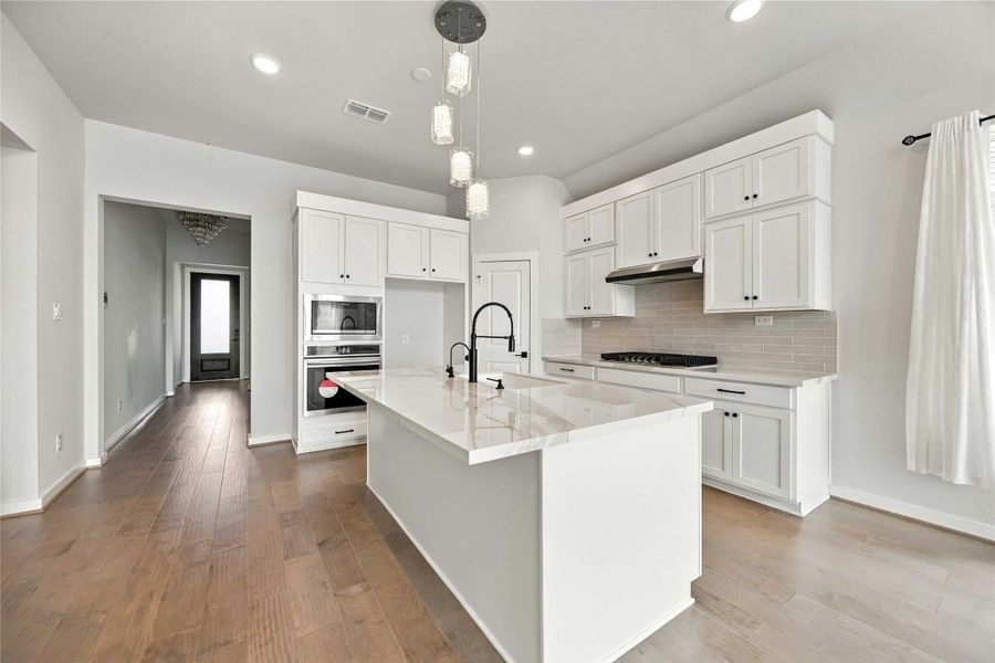 Furnished interior view inside a new home in Elyson 45' & 70', Katy (Image 14).