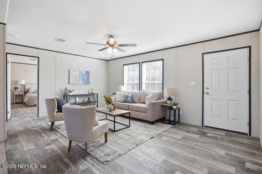 Furnished interior view inside a new home in , Keystone Heights (Image 13). Furnished interior view inside a new home in , Keystone Heights (Image 13).