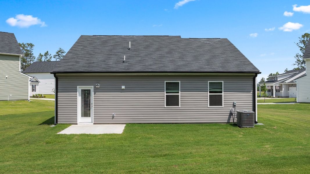Exterior details and patio area of a home in Bellemeade Landing, Augusta (Image 3).