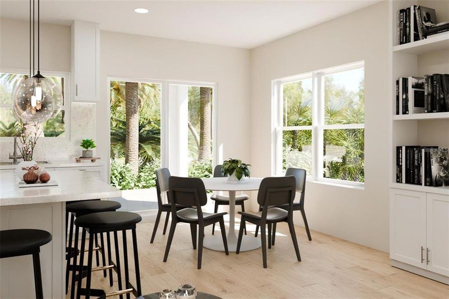 Furnished interior view inside a new home in , North Port (Image 3).