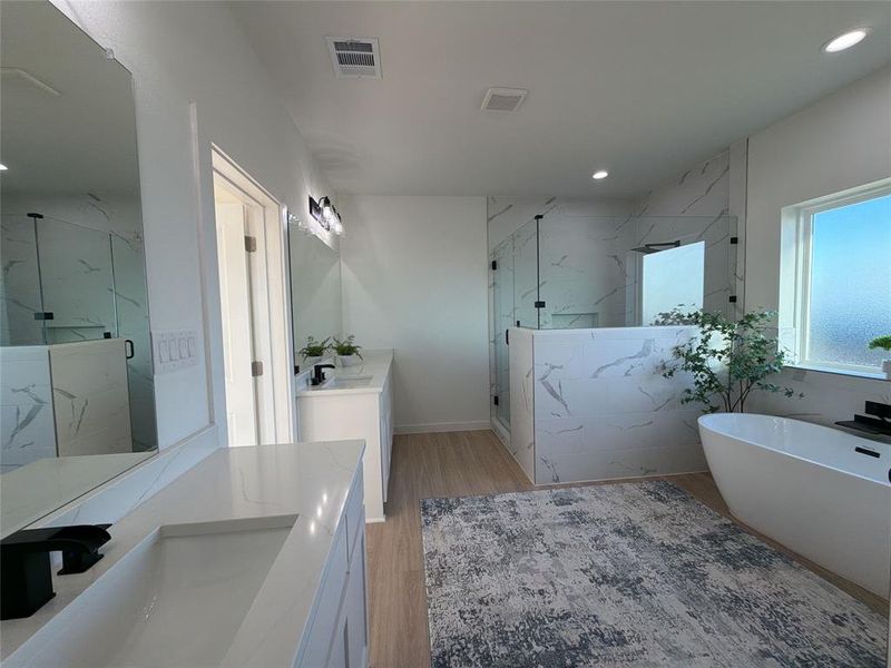 Furnished interior view inside a new home in , Waxahachie (Image 7).