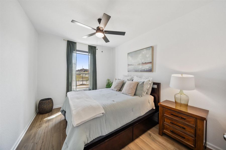 Furnished interior view inside a new home in Pomona, Manvel (Image 28).