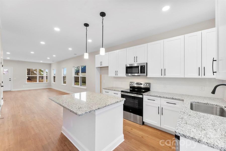 Furnished interior view inside a new home in , Hickory (Image 12).
