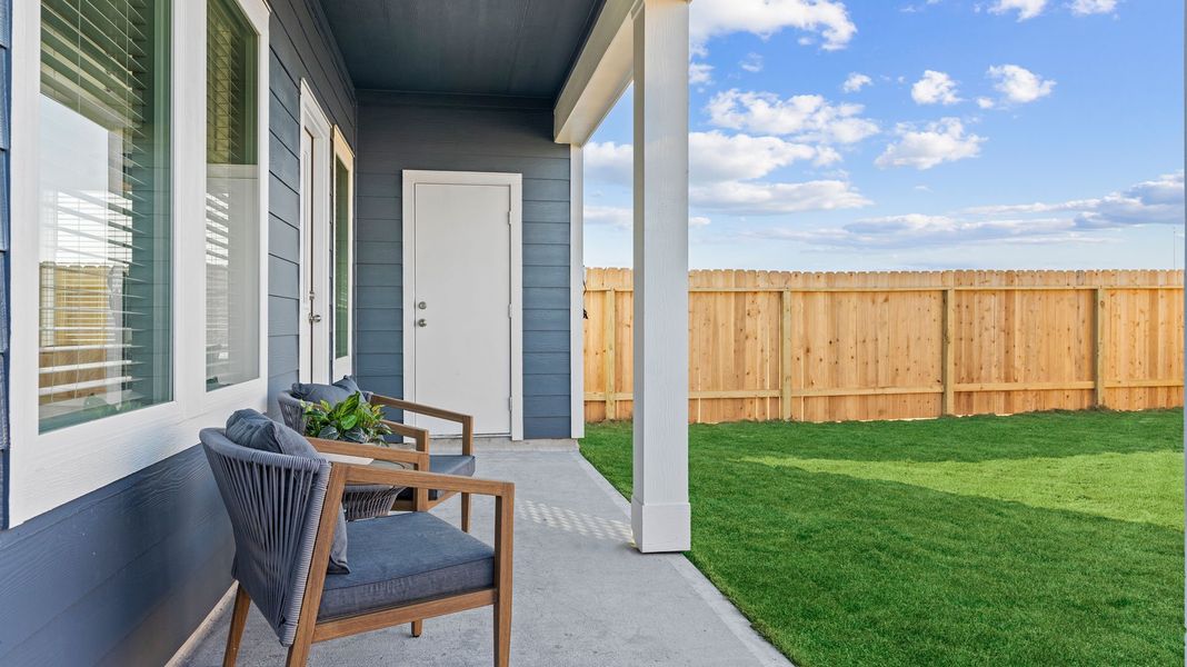 Representative exterior details of a home built from the ASPEN by D.R. Horton in Legacy Village, Houston (Image 3). Representative exterior details of a home built from the ASPEN by D.R. Horton in Legacy Village, Houston (Image 3).