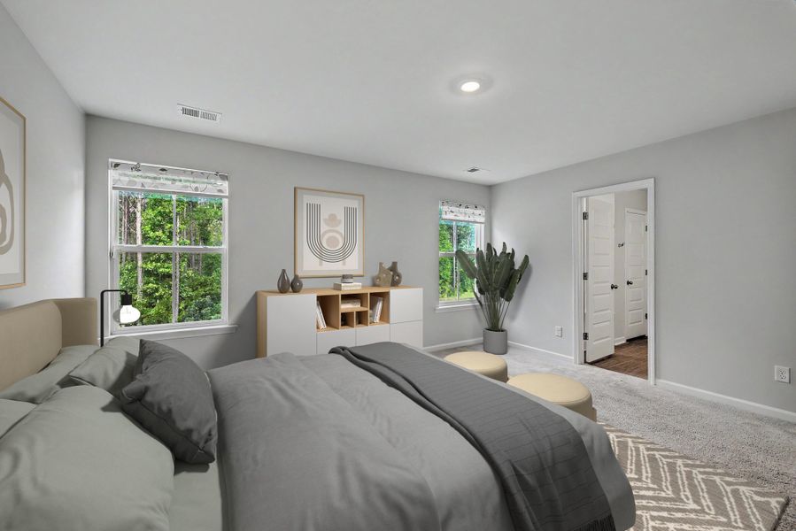 Furnished interior view inside a new home in , Summerville (Image 15).